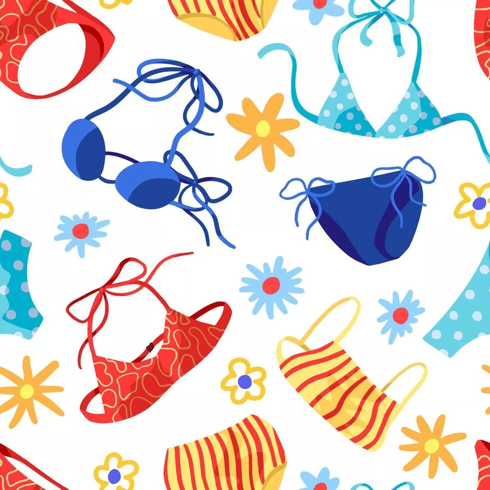 Womens swimsuits, bikini, cute flowers