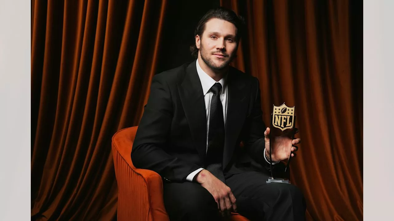 Photos. Josh Allen wins the 2024 NFL MVP