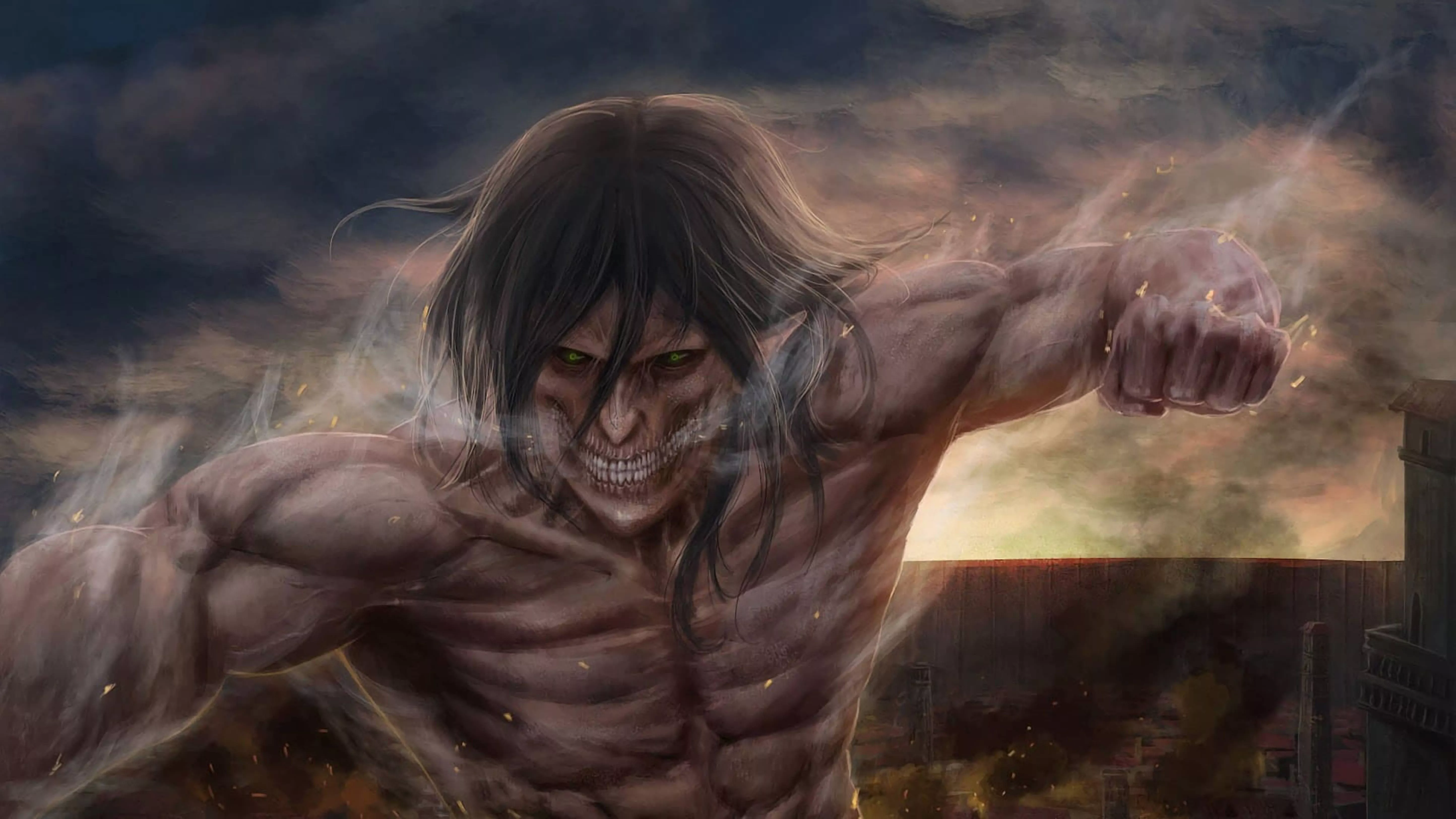 Download Attack On Titans 4K Attack Titan Wallpaper
