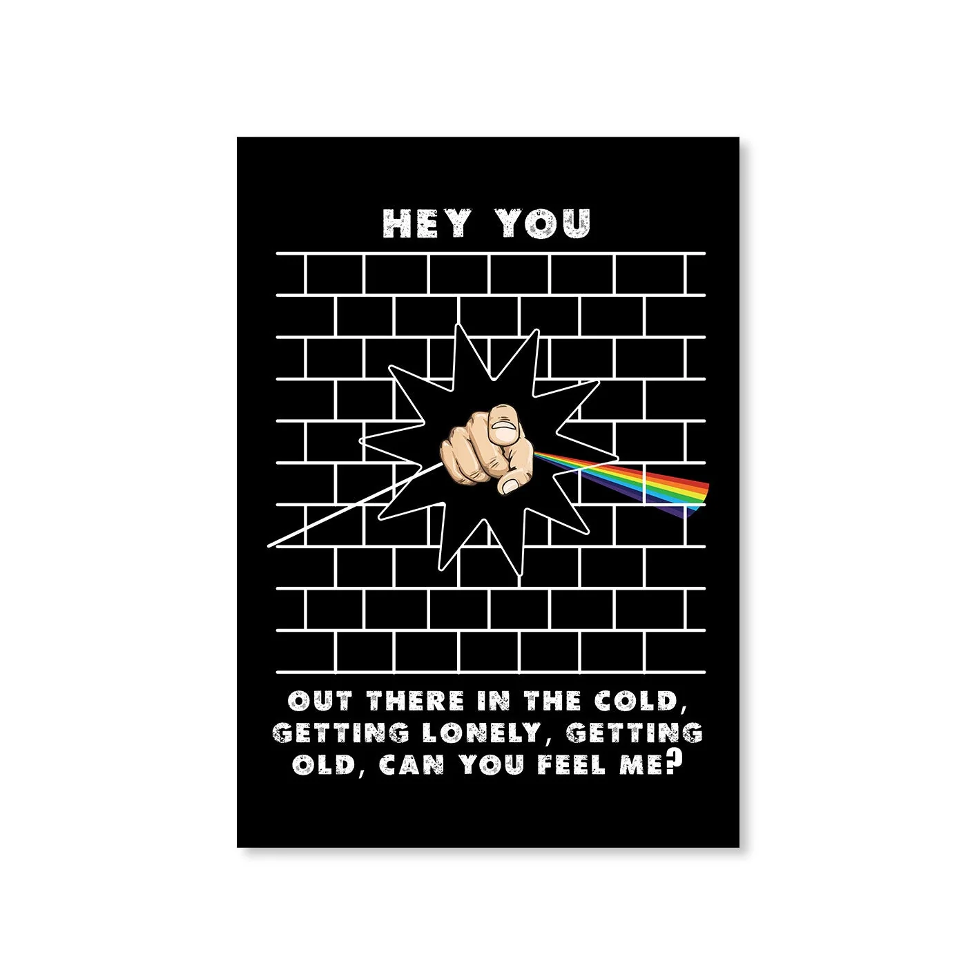 Buy Pink Floyd Poster You at Rs