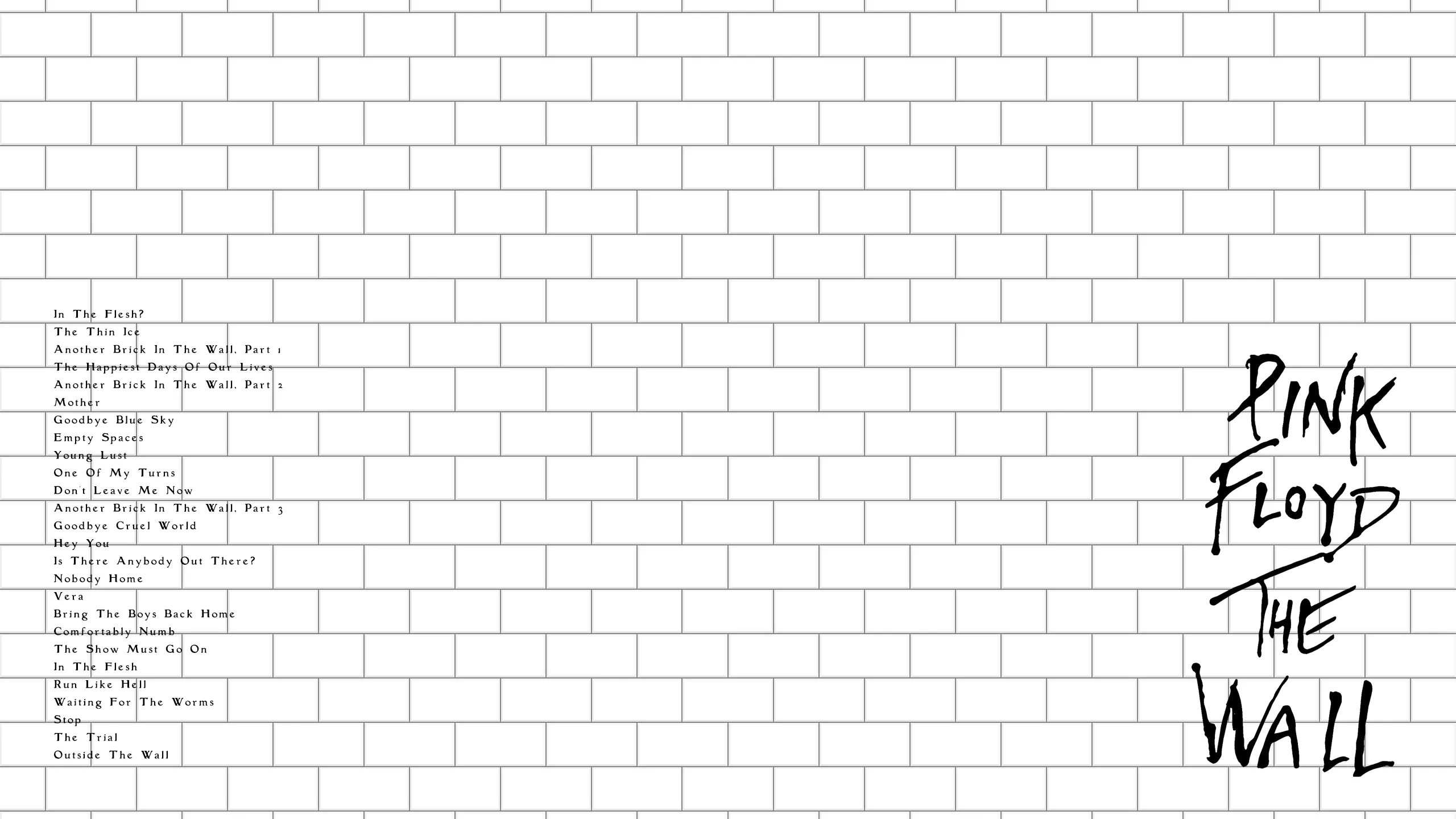 Pink Floyd Wall. Stephen Clark