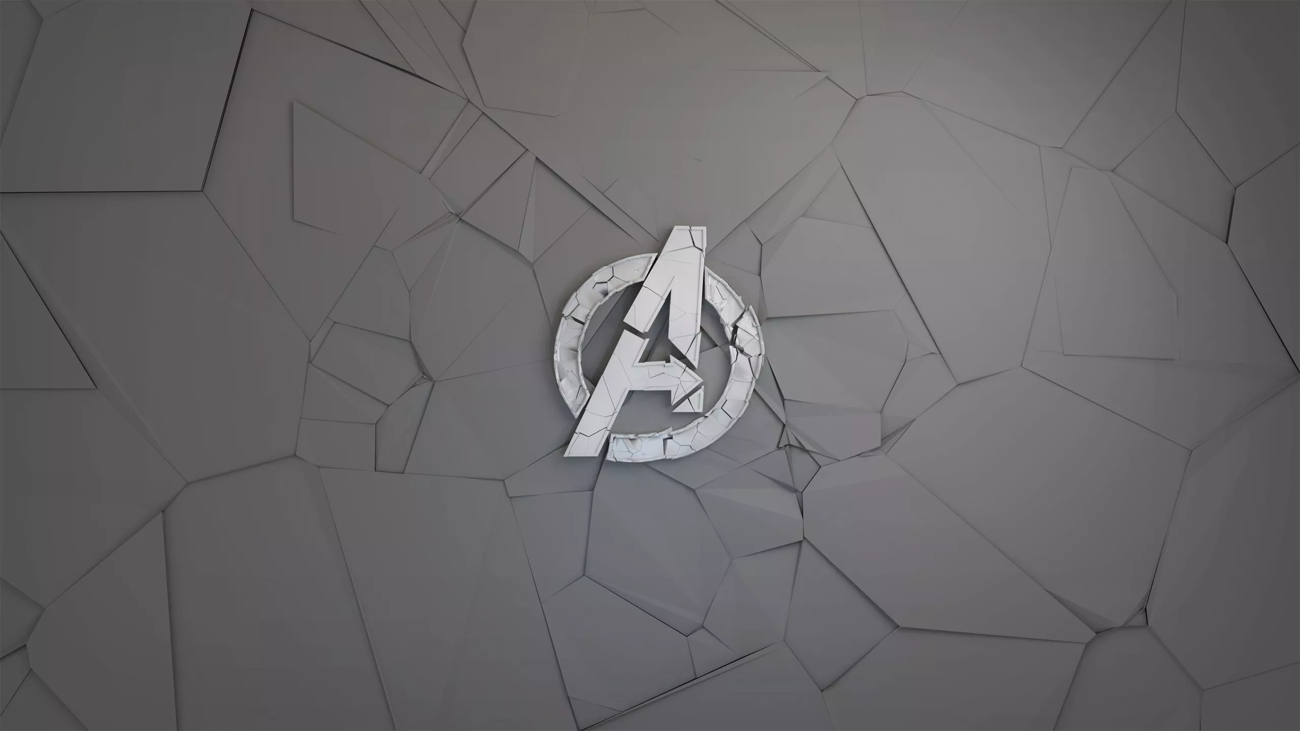 Avengers Logo Minimal Art Wallpaper, HD
