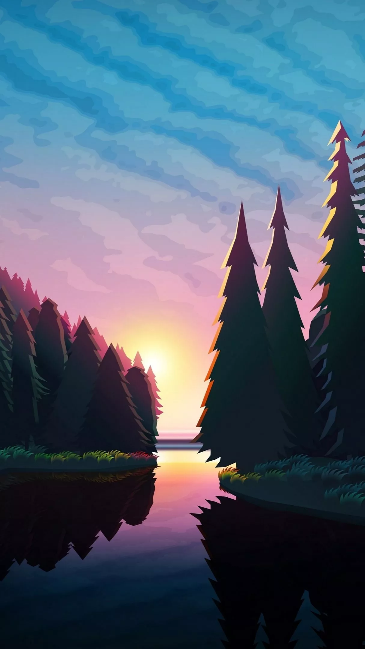 Minimal fantasy forest