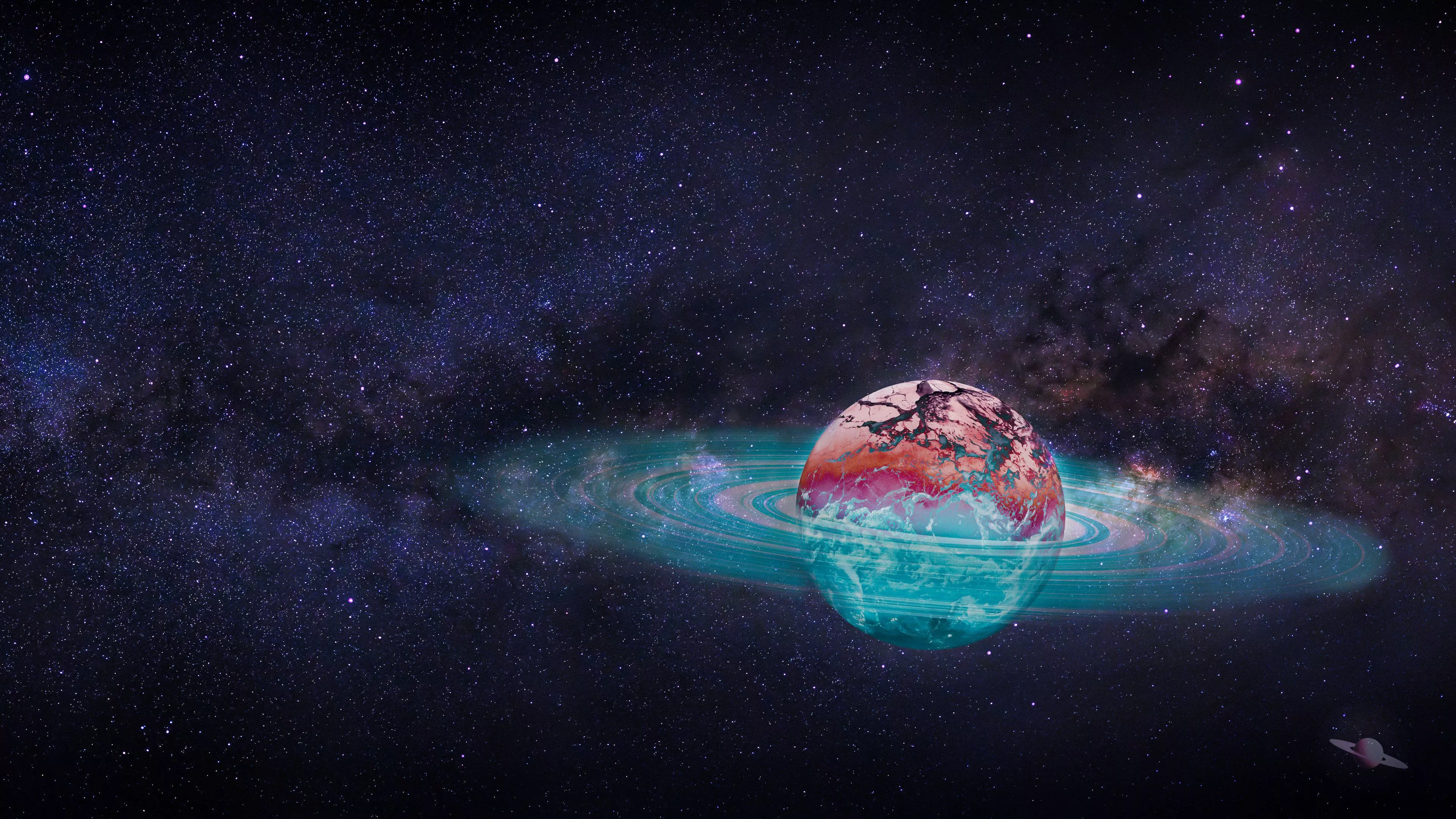 Planet Earth from Space 4K Wallpaper