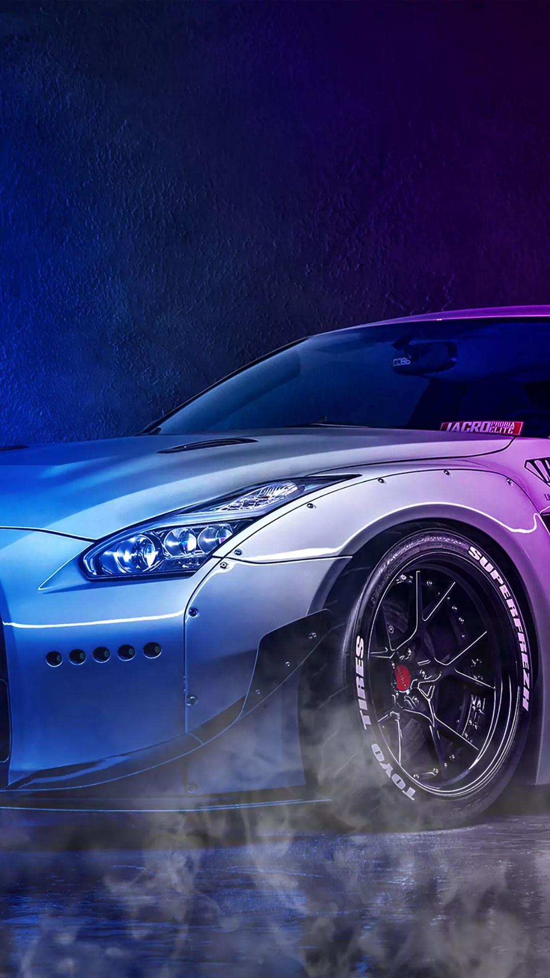 Download free Blue And Pink 4k Car