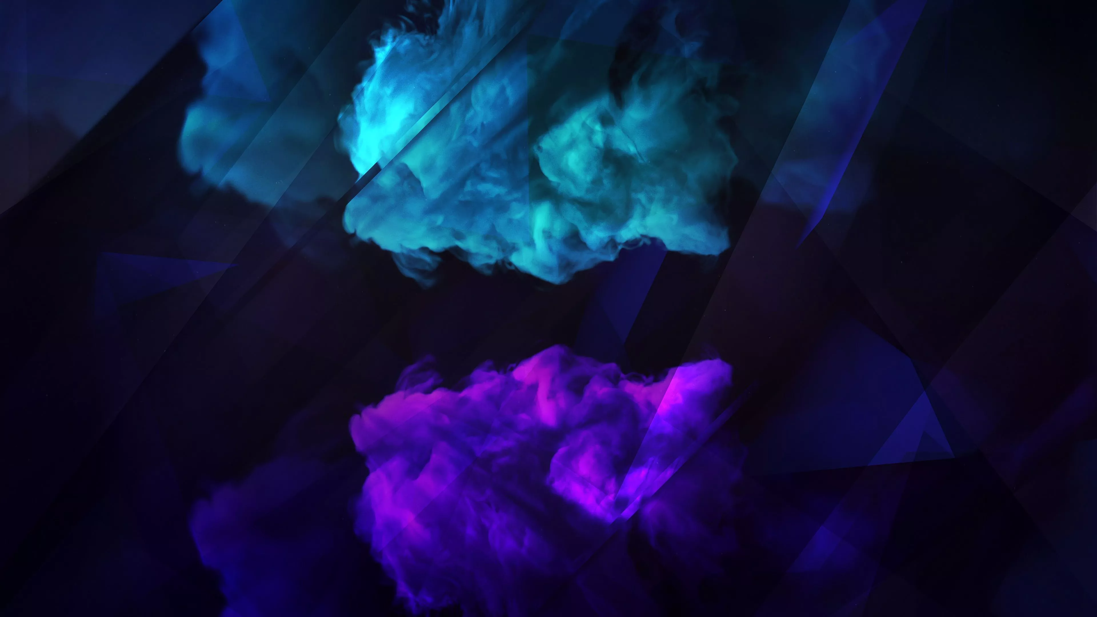 Dark Smoke Abstract 4K Wallpaper