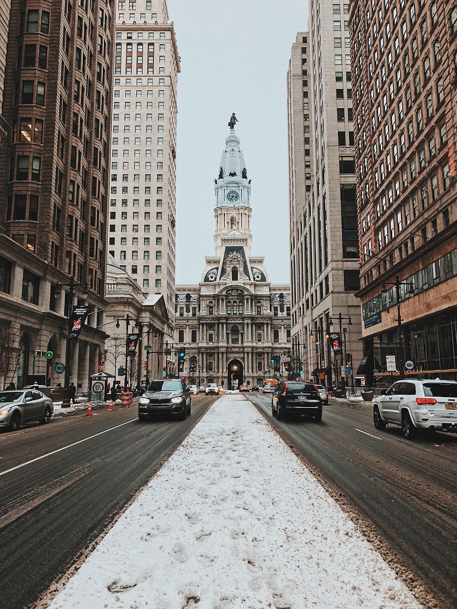 Philadelphia city hall 1080P, 2K, 4K, 5K HD wallpaper free download