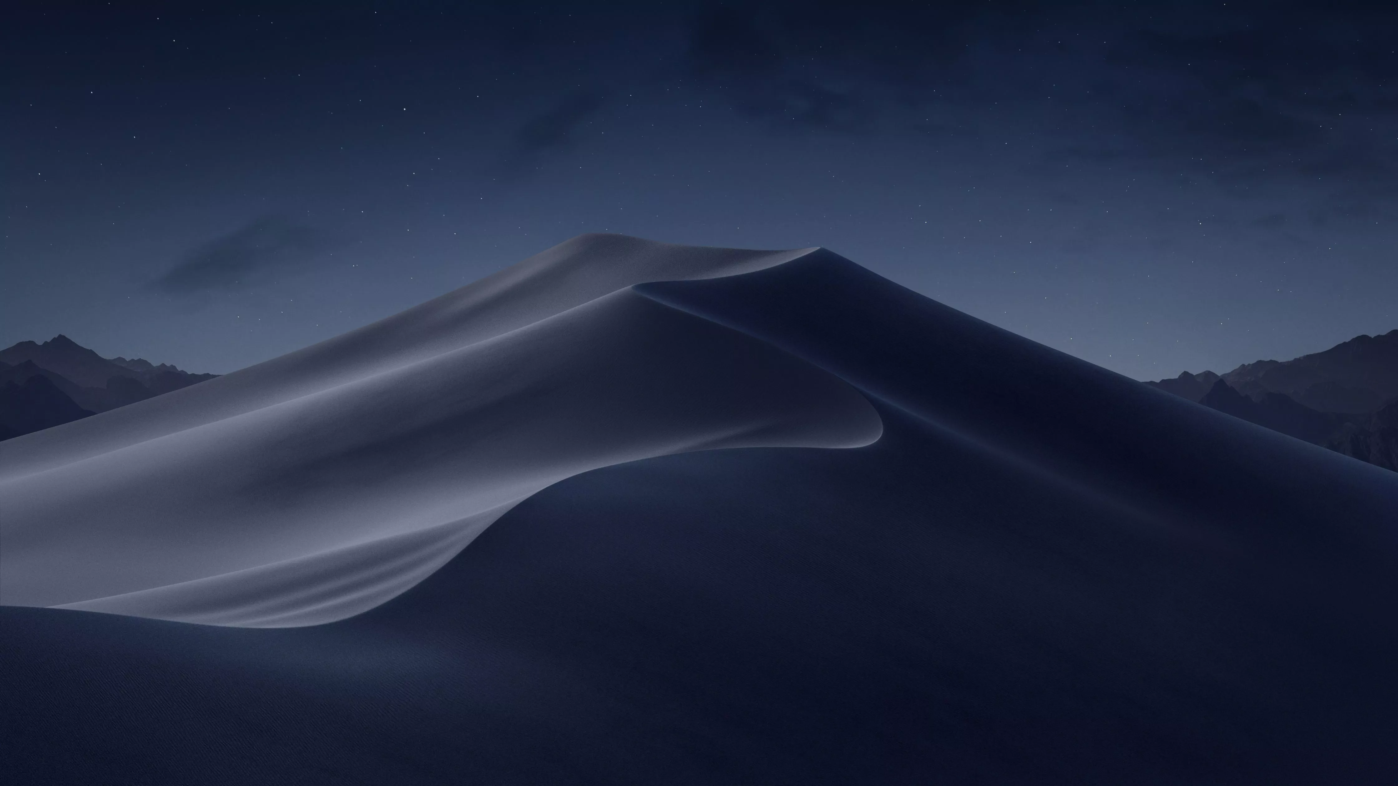 macOS Mojave Wallpaper 4K, Dark Mode