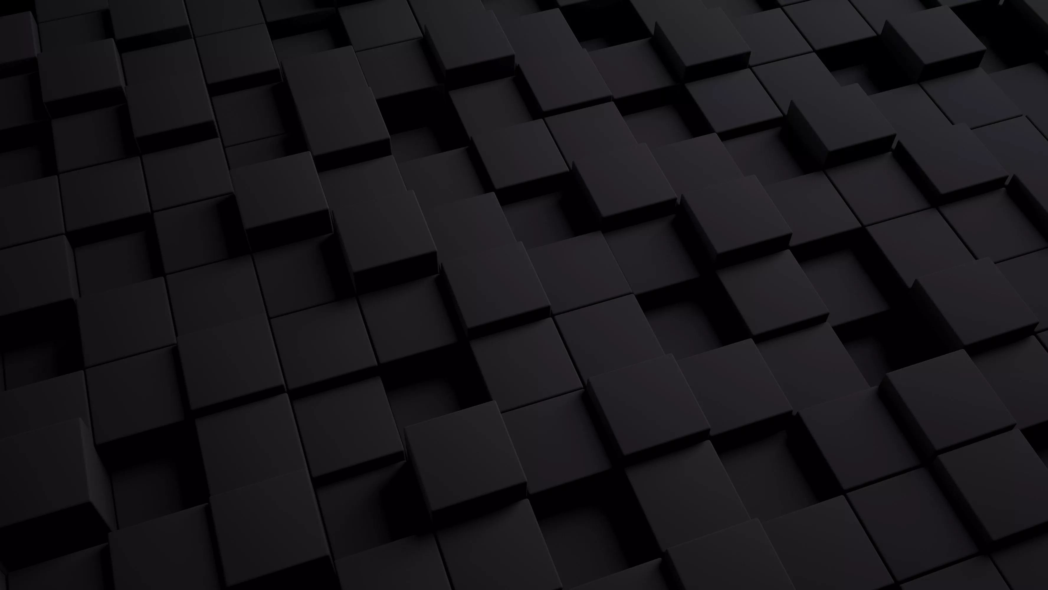 3D Wallpaper 4K, Cubes, Squares, Dark