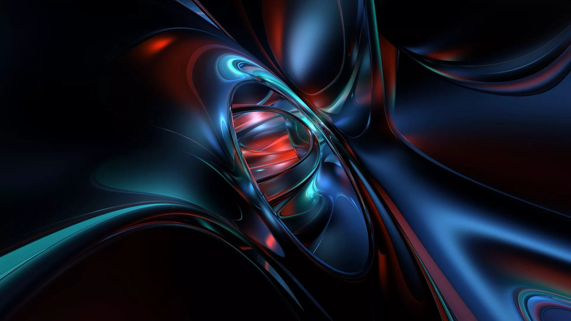 Dark 3D Abstract Wallpaper. HD