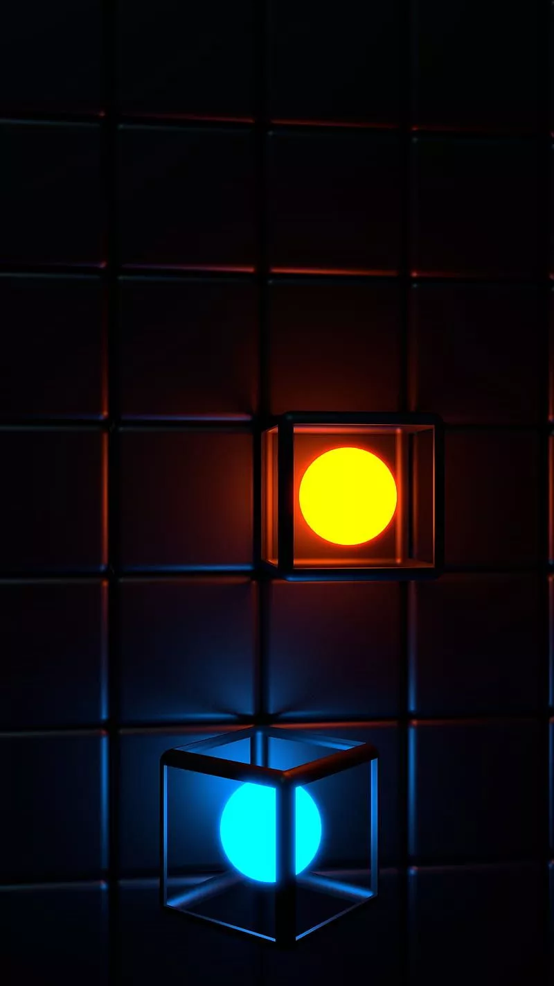 HD 3D dark light wallpaper