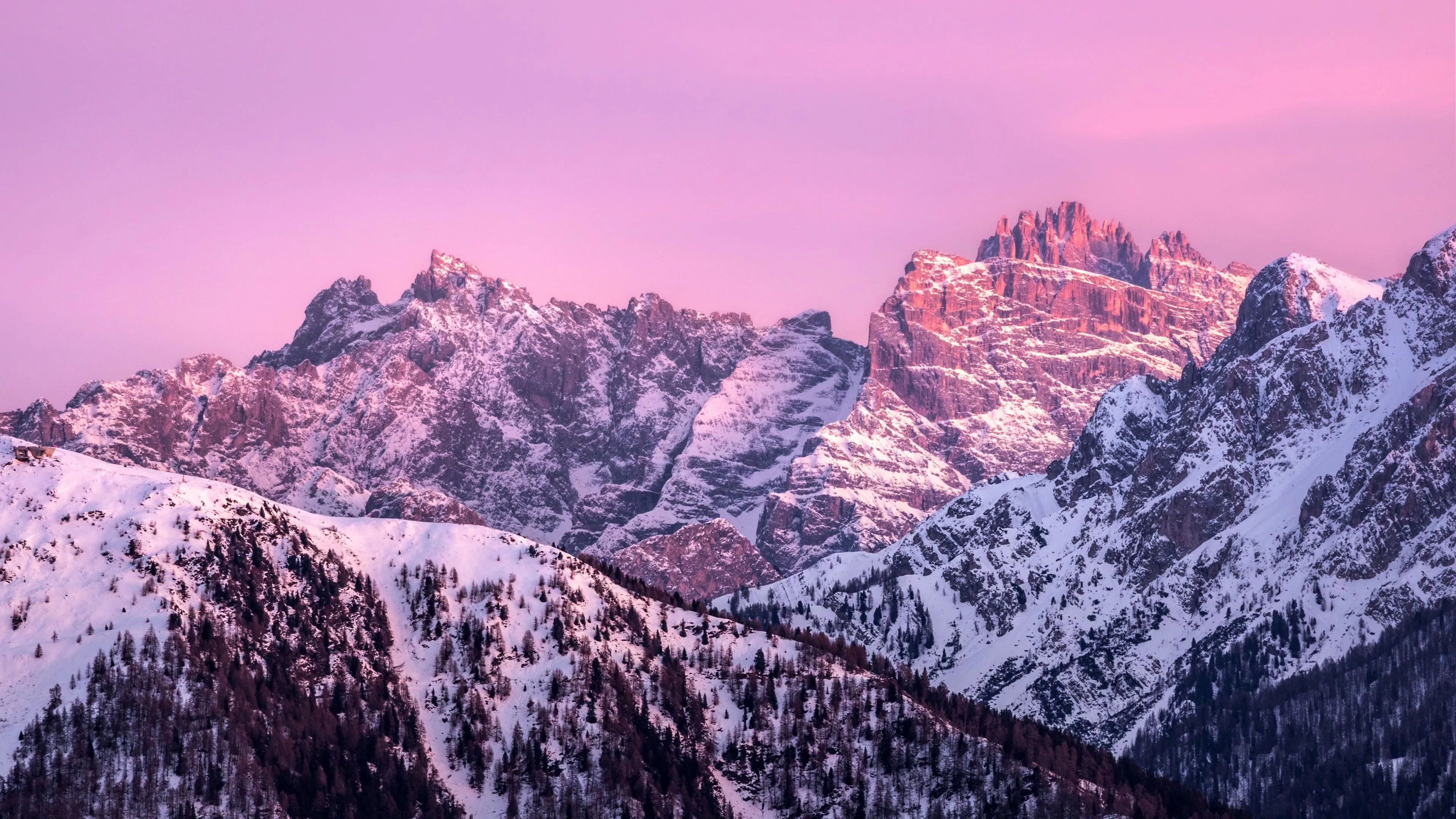 Mountain Range Italy 4K Wallpaper