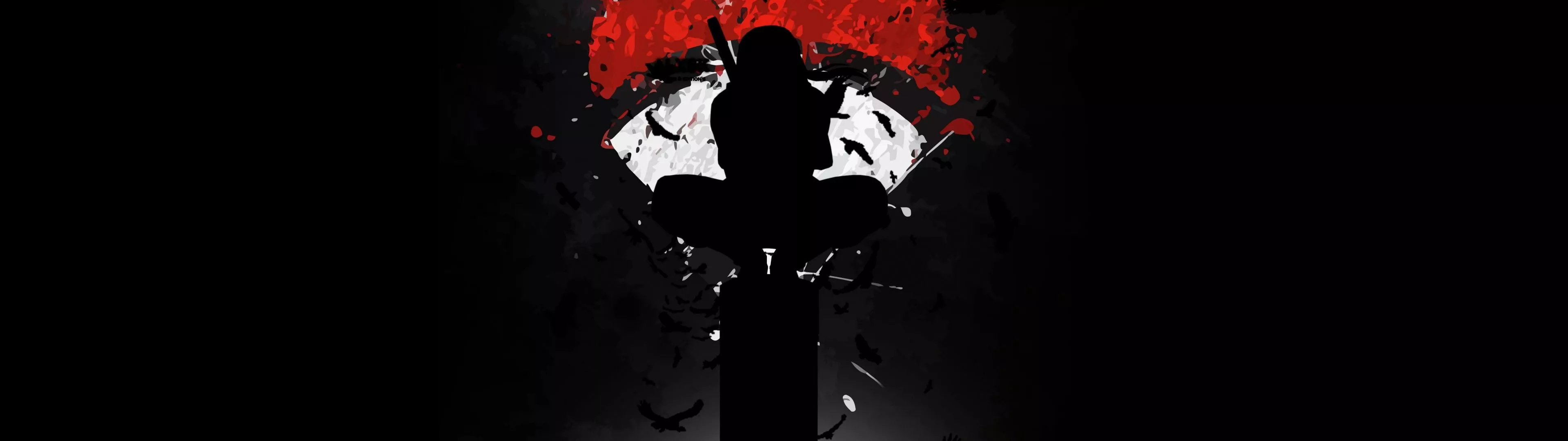 Itachi Uchiha Wallpaper 4K, AMOLED, Naruto, Black background