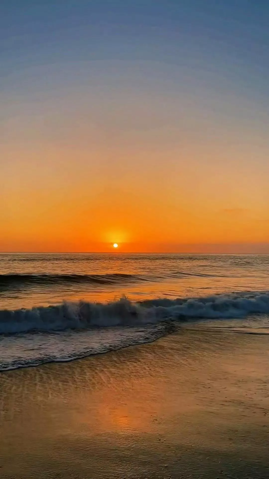 Beautiful Sunset Beach View Free Stock