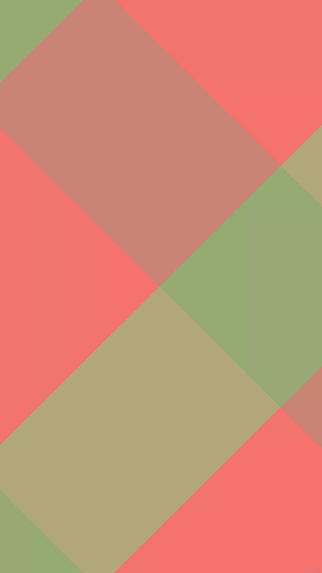 Lines Red Green Rectangle Abstract
