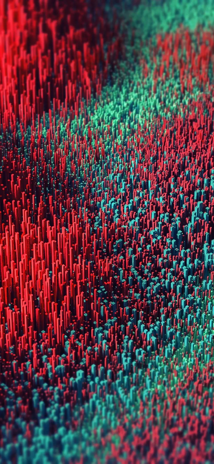 Green Pillars Wallpaper