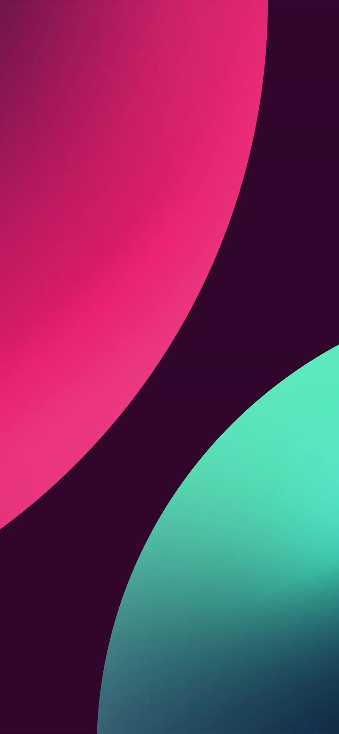 Minimal Circle Red Green Art