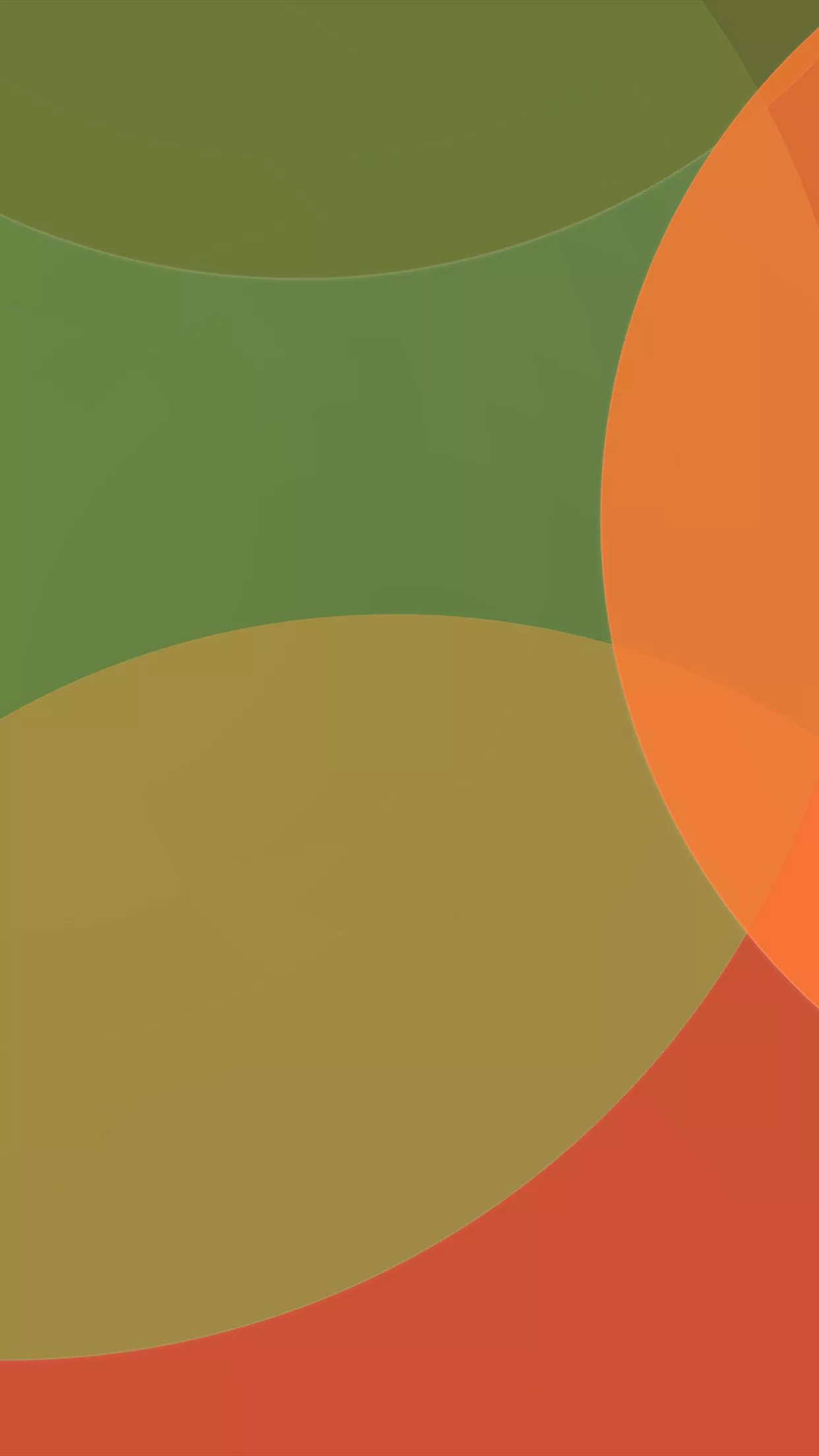 Ios 9 Red Green Bubble Shape Abstract