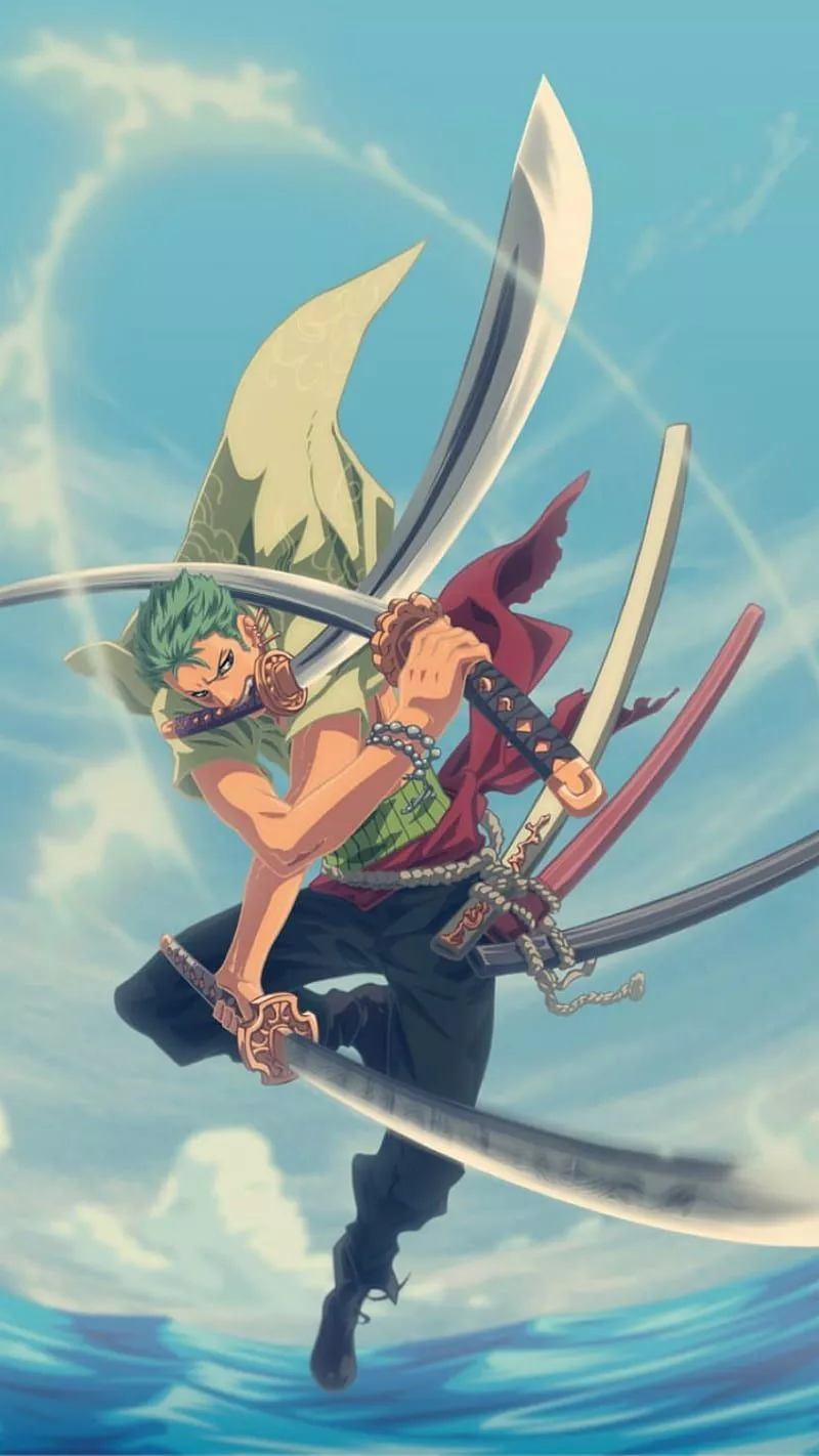 Roronoa Zoro, one, piece, sword, HD
