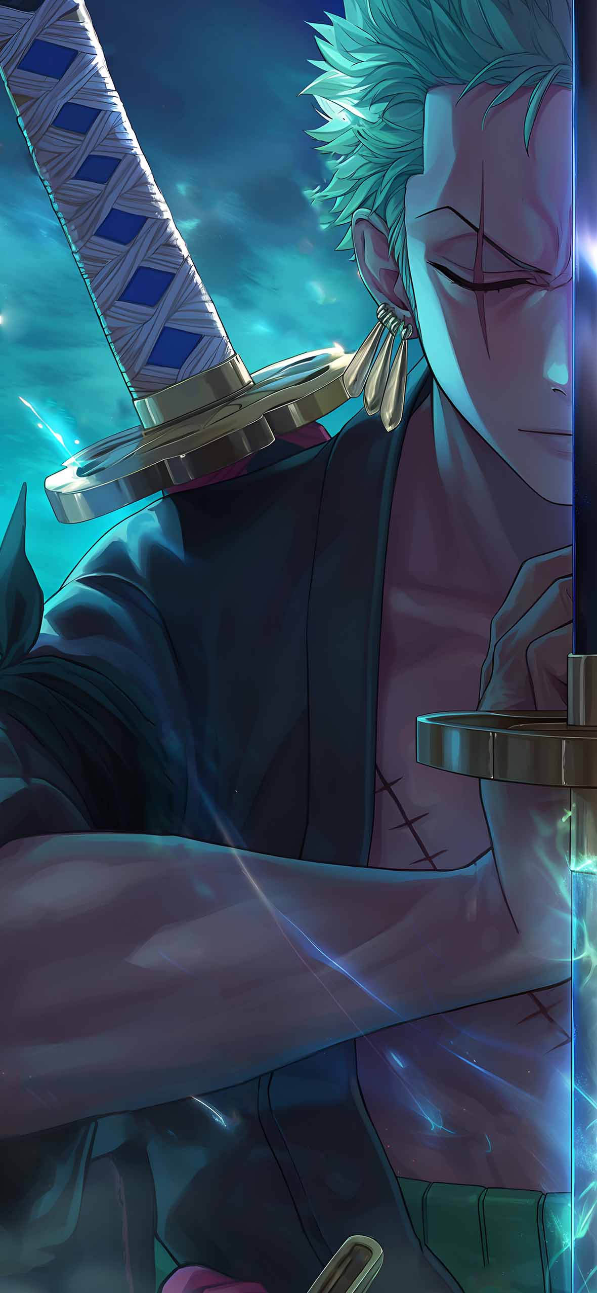 One Piece Zoro Tap to Switch Wallpaper