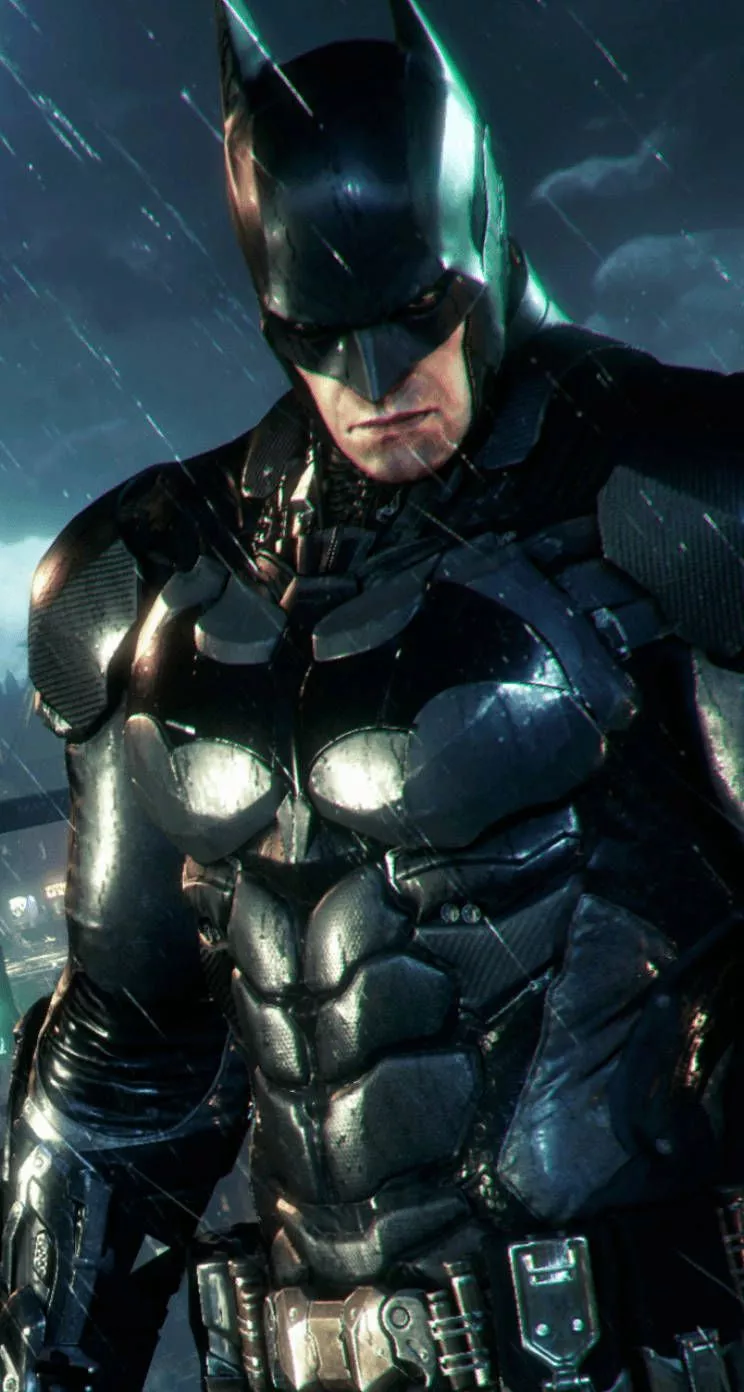 Shiny Wet Suit Of Batman Arkham Knight