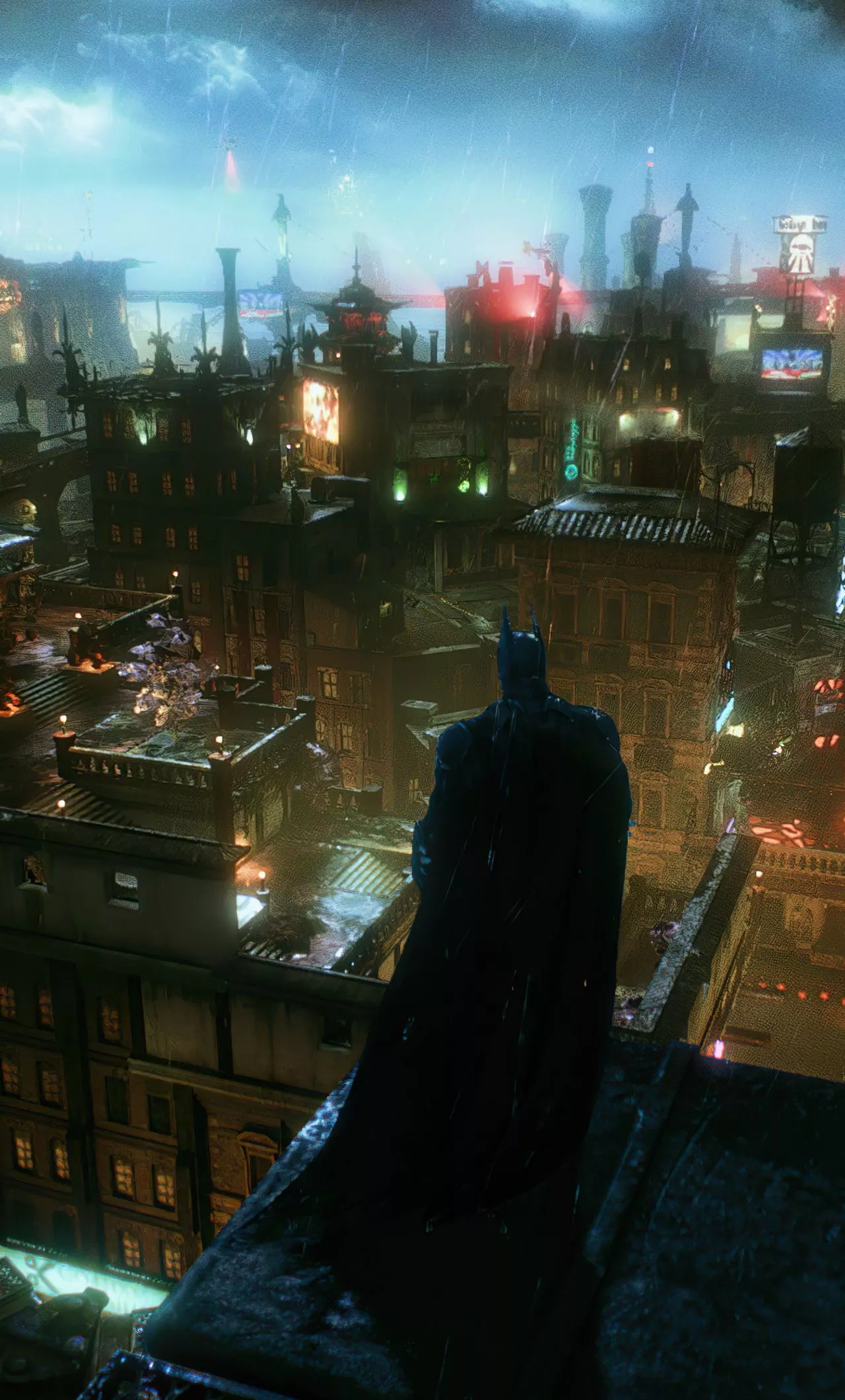 Batman Arkham Knight City 4k iPhone
