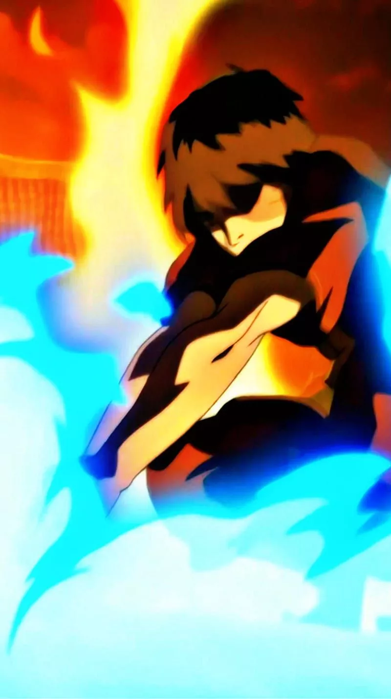 Zuko, atla, blue fire, fight, fire