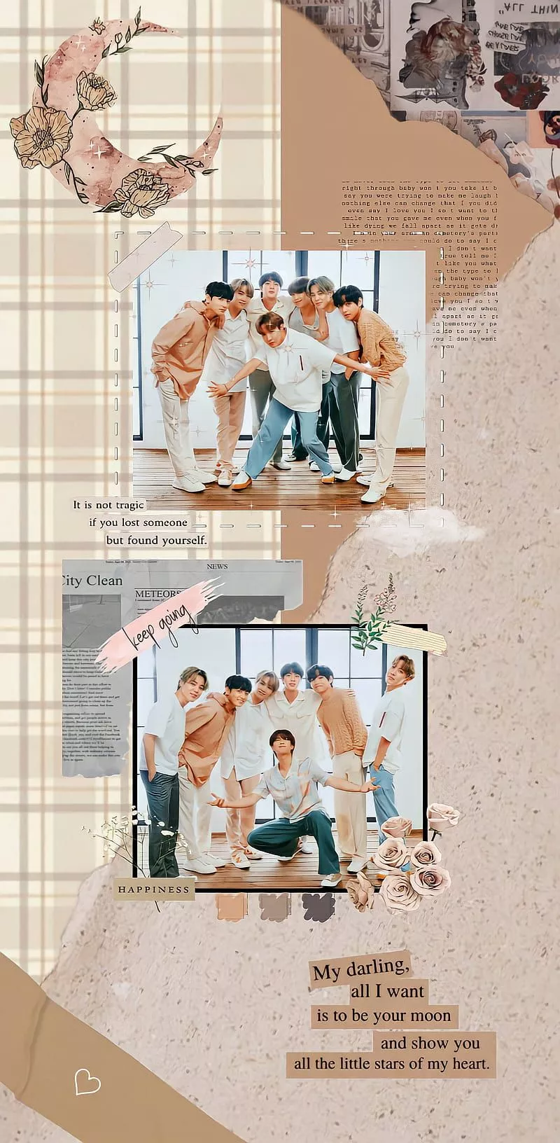 BTS, aesthetic, kpop, lockscreen