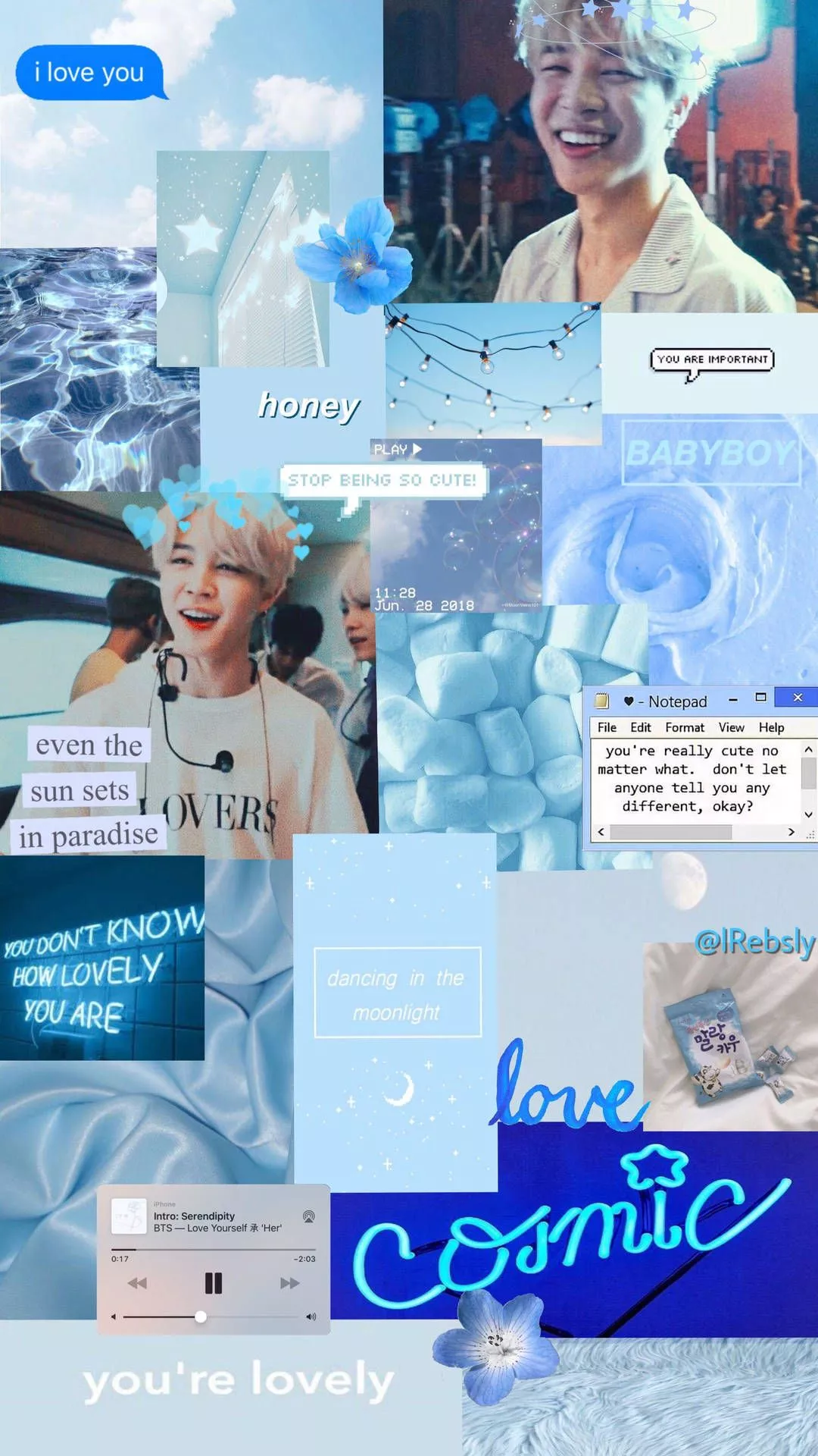 Lovely Jimin Aesthetic Wallpaper