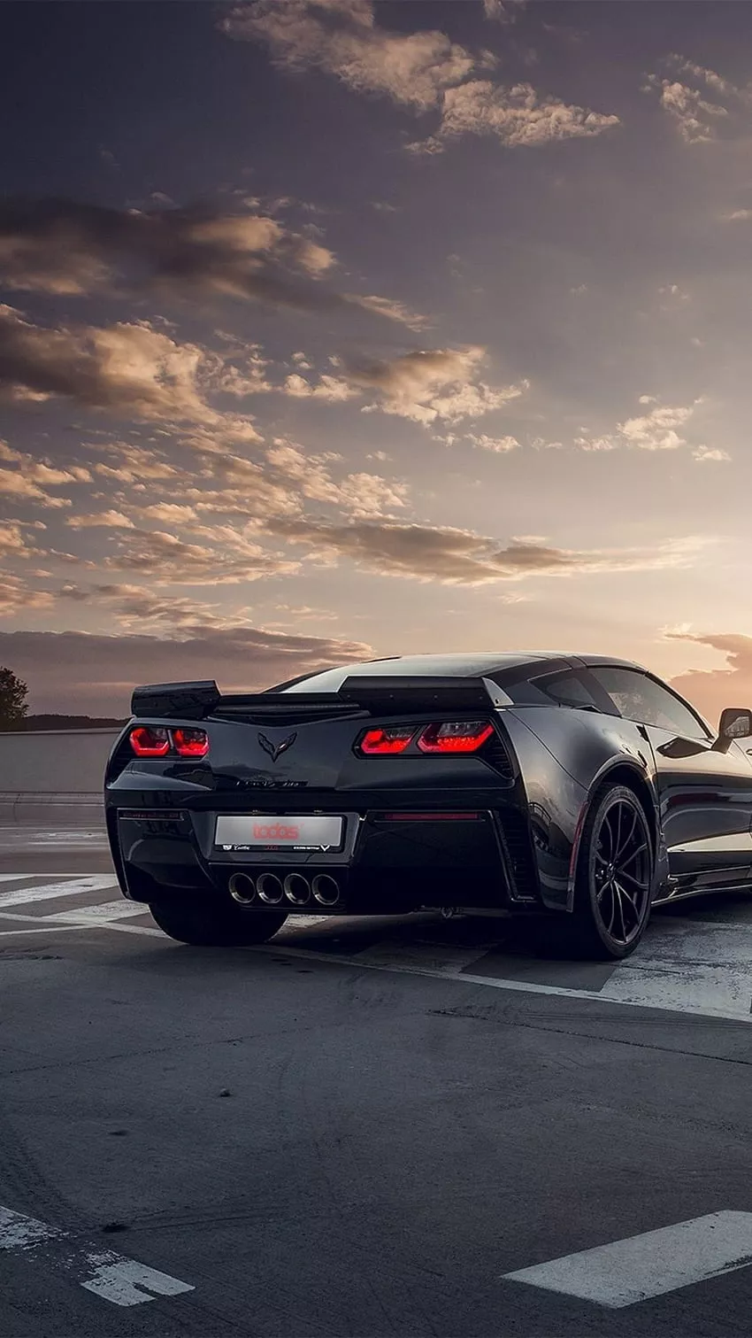 iPhone corvette HD wallpaper