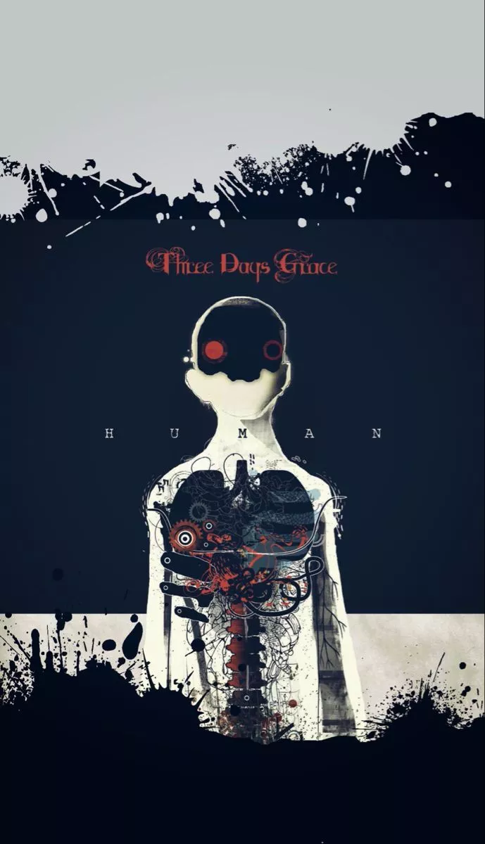 days grace human album cover wallpaper