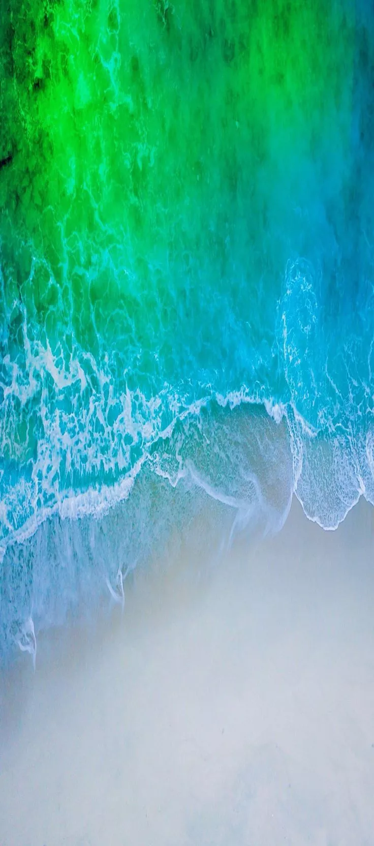 iOS 11, iPhone X, Aqua, blue, Water
