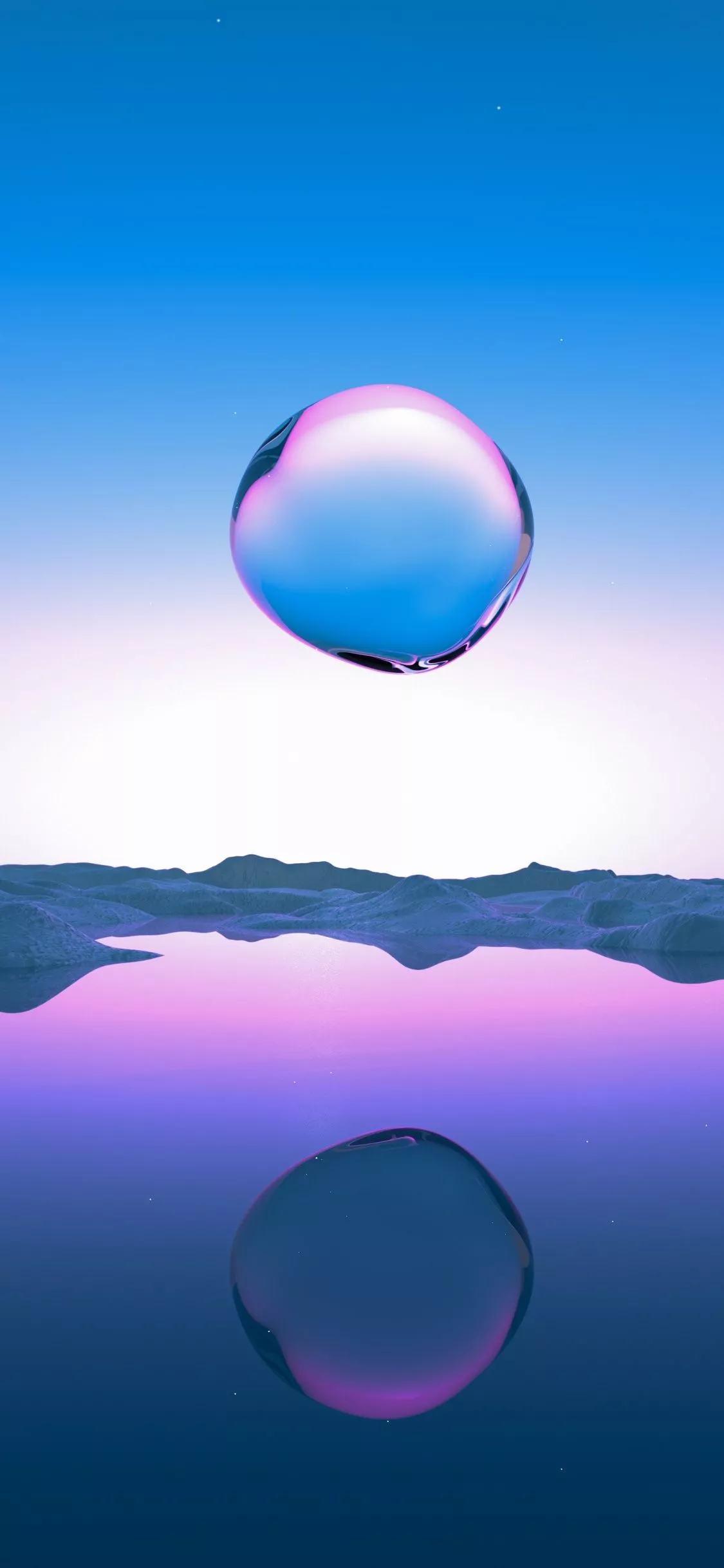 Droplet Wallpaper 4K, Transparent