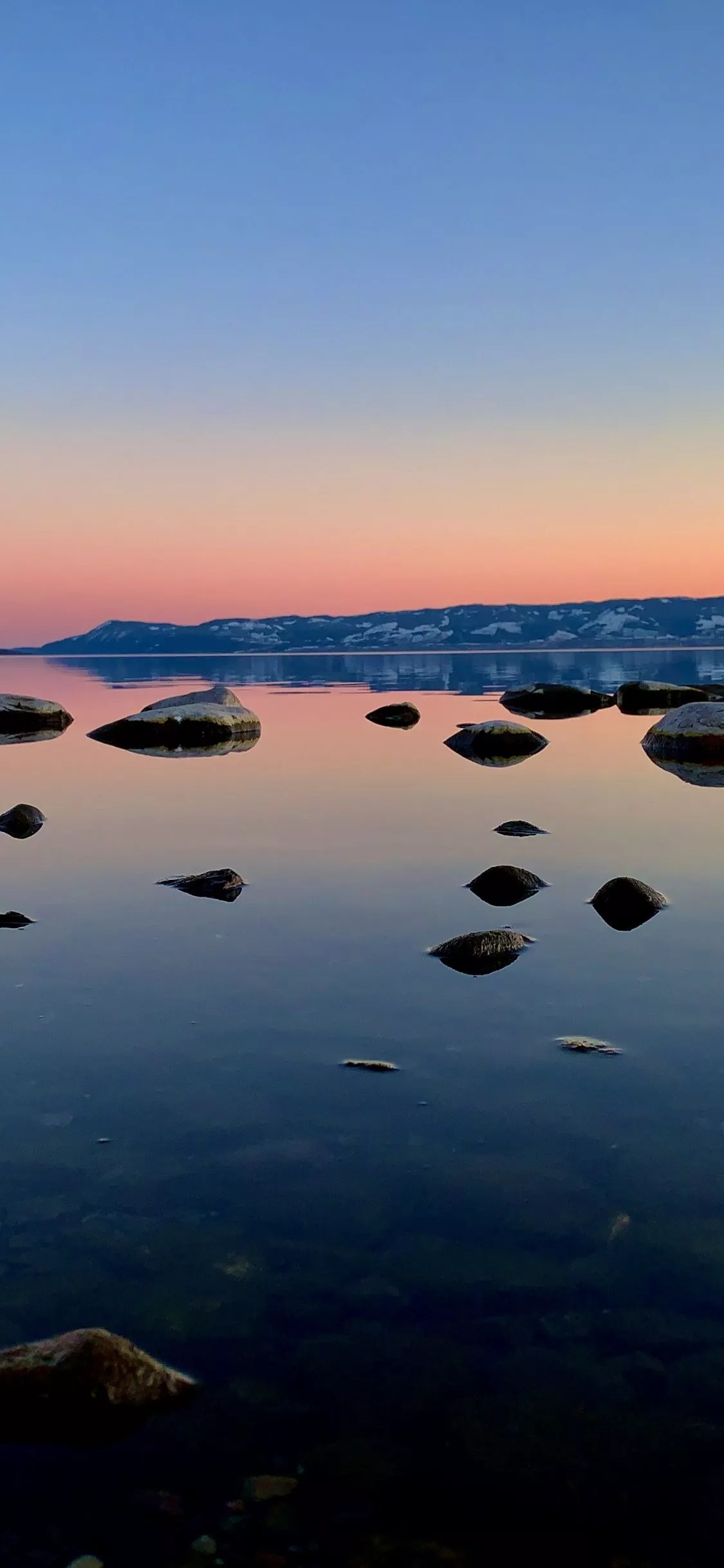 Norway, Sunset, Dusk, Red Sky