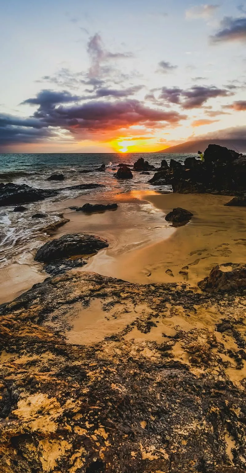 Maui Sunset, sunset, hawaii, beauty