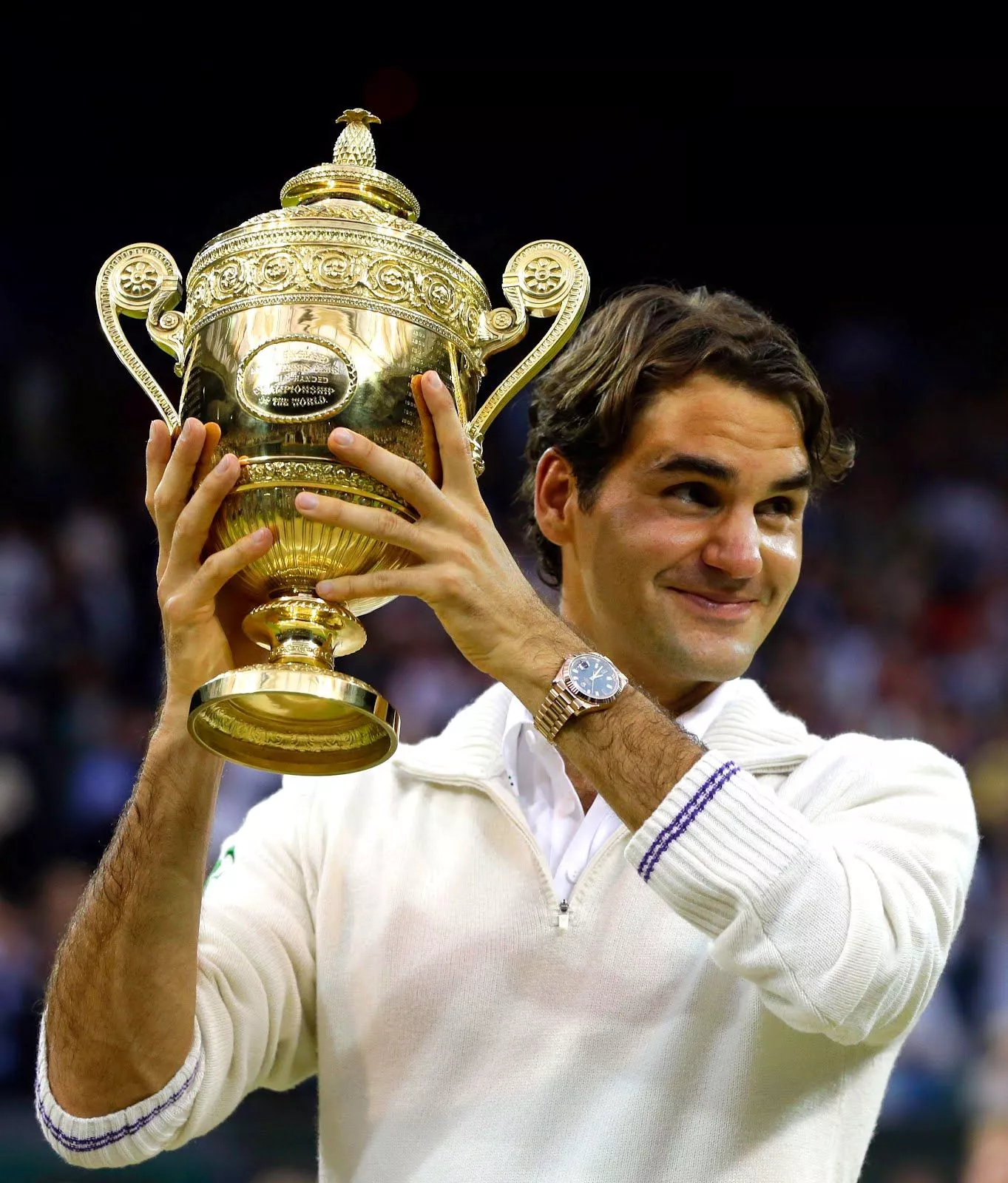Roger Federer Wins Wimbledon 2012