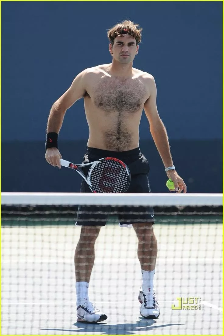Roger Federer: Shirtless, Photo