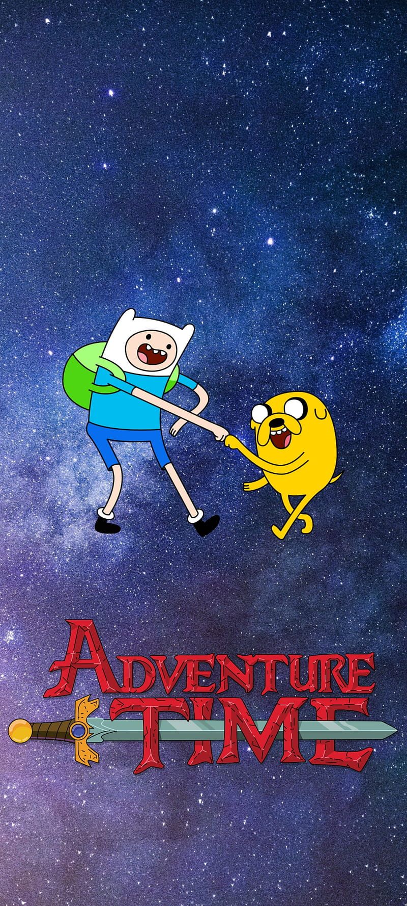Adventure Time Galaxy, Space, Apple