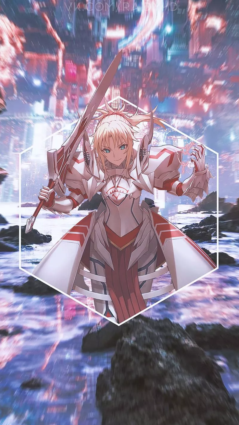 Anime girls, anime, -in-, Mordred Fate
