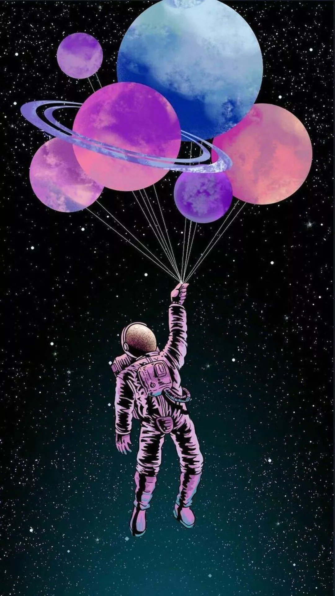 iPhone 7 Plus Space Astronaut Balloons