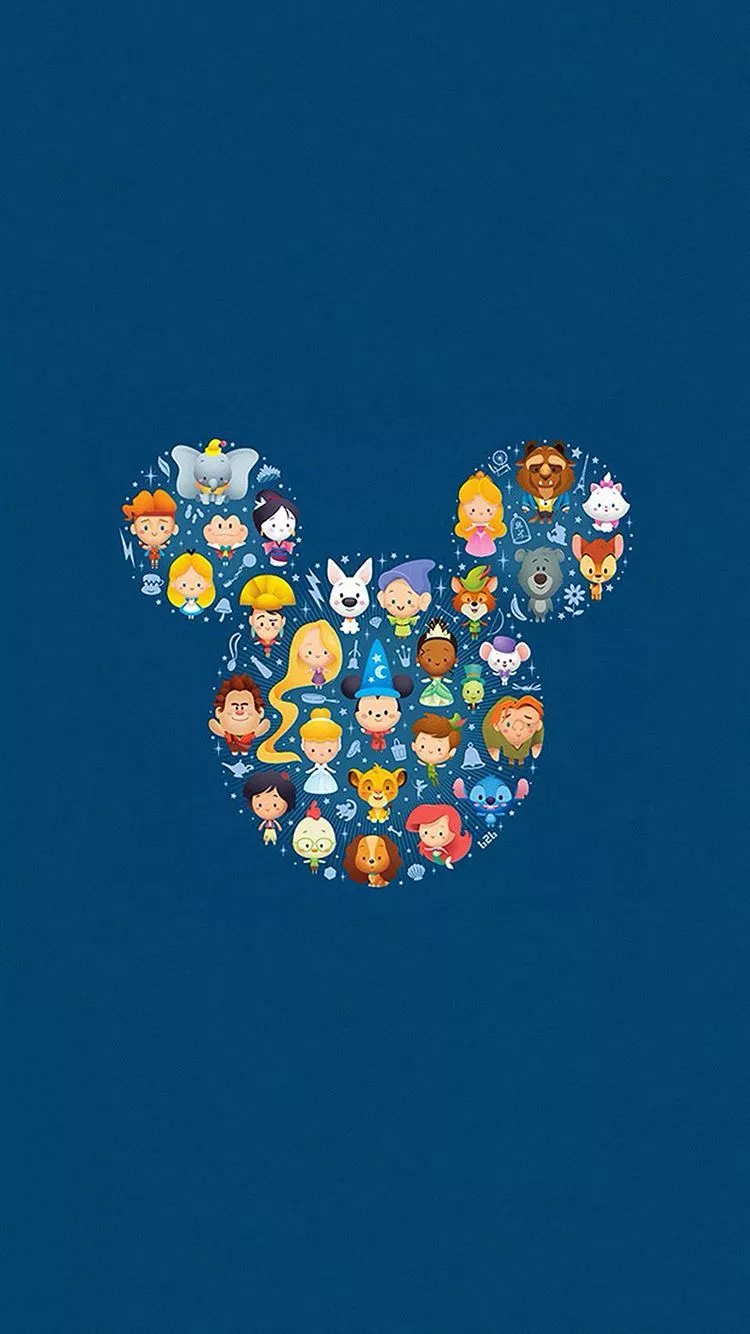 Disney art character cute iPhone 8