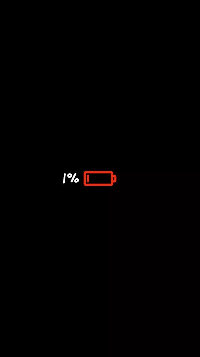 Battery low iPhone Android