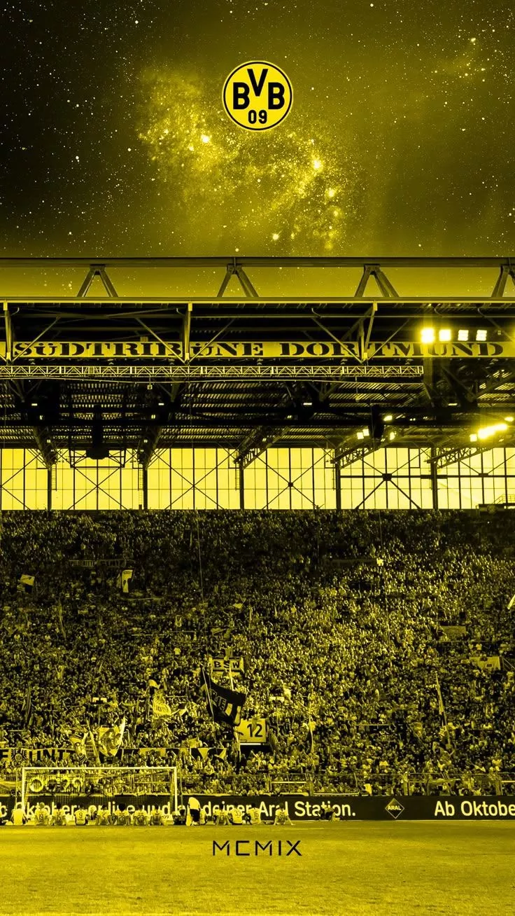 BVB Dortmund Yellow Wall Wallpaper