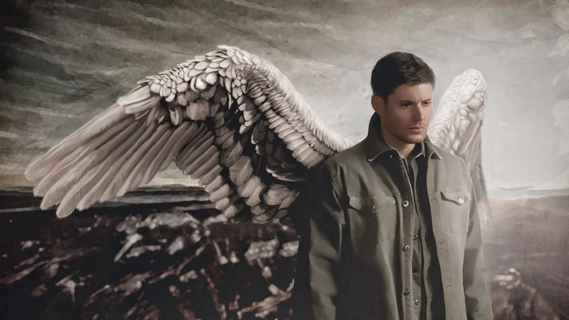 Wallpaper wings, angel, Dean