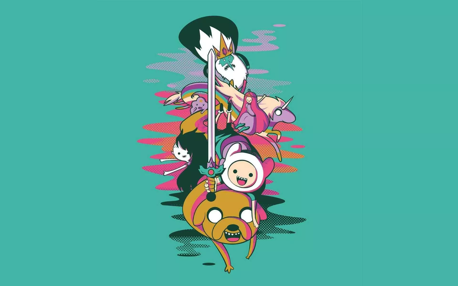 Adventure Time Finn And Friends Tee