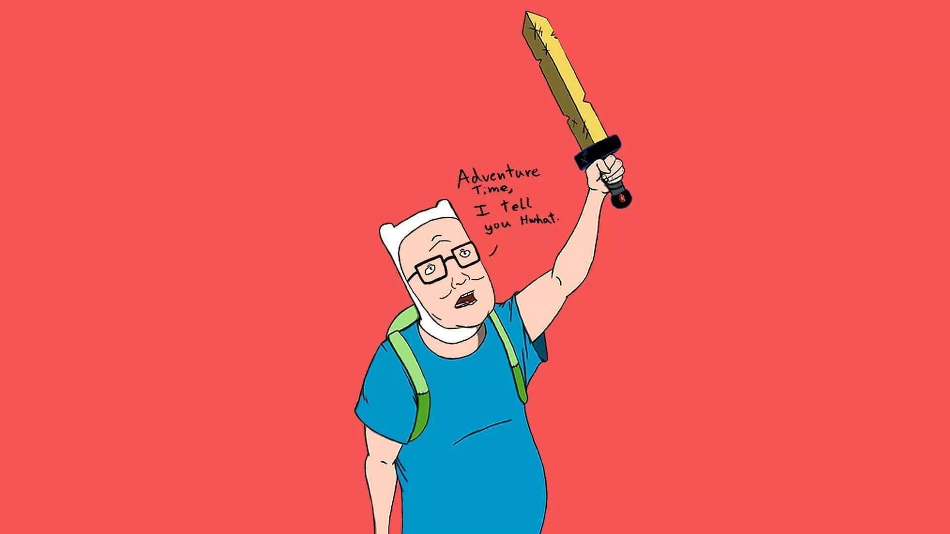 Download Weird Pfp Of Finn Wallpaper