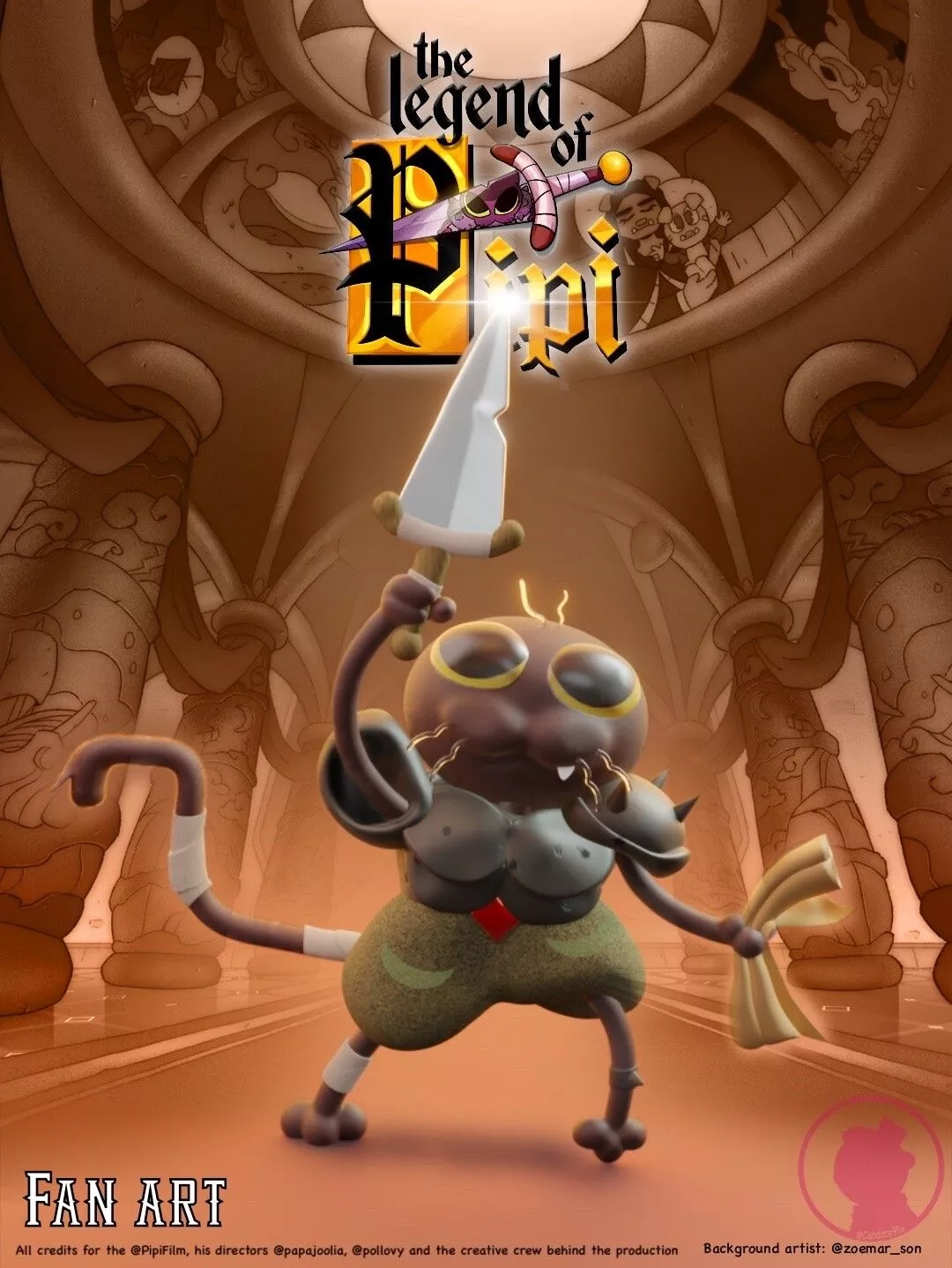 The legend of Pipi Fan art