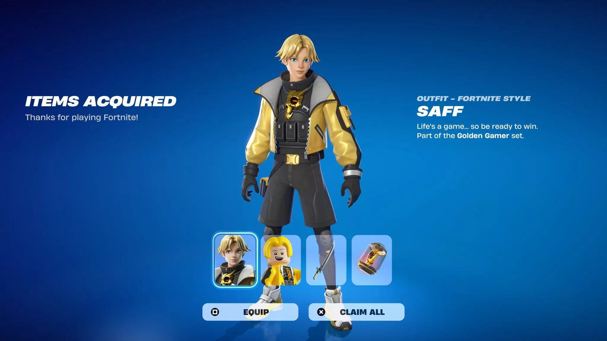 Fortnite Saff Skin Giveaway