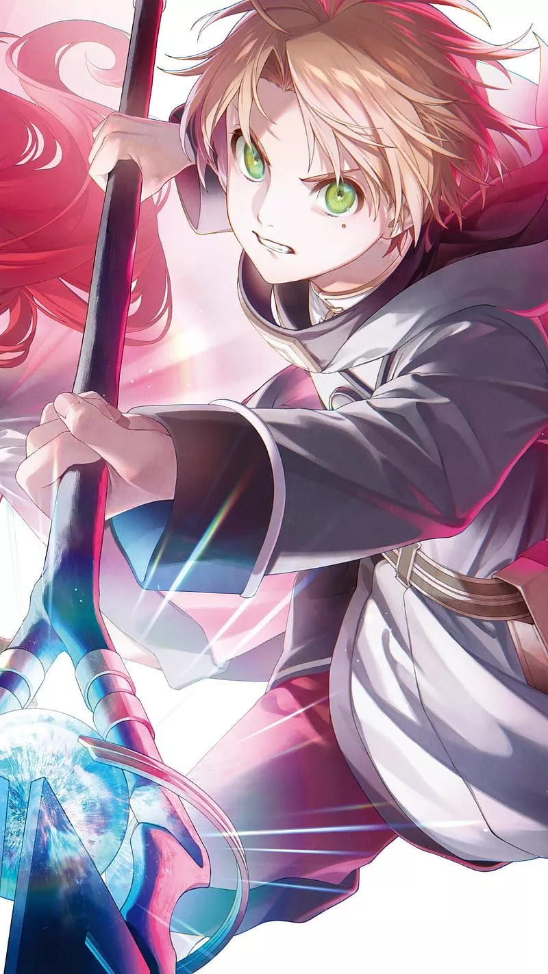 Anime Mushoku Tensei: Jobless Reincarnation Phone, Rudeus Greyrat, Moshoku Tensei, HD phone wallpaper