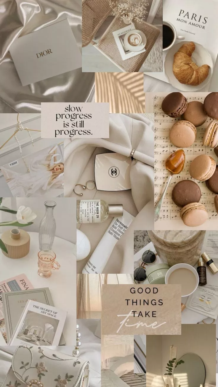 Cozy wallpaper collage